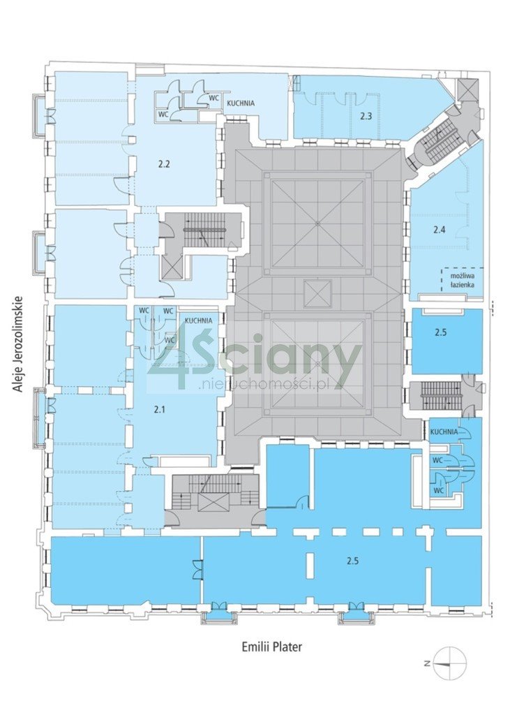 Wynajmę nowoczesny lokal w Śródmieściu - wysokie standardy i bezpieczeństwo Warszawa, Śródmieście  60m2 Foto 1