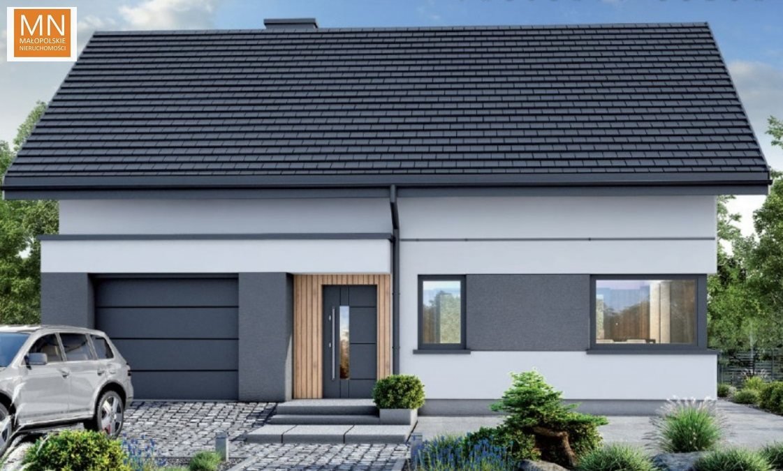Na sprzedaż nowoczesny dom 128 m² z garażem 43 m² w Wilkowie Wilków, Pod Lasem  128m2 Foto 1