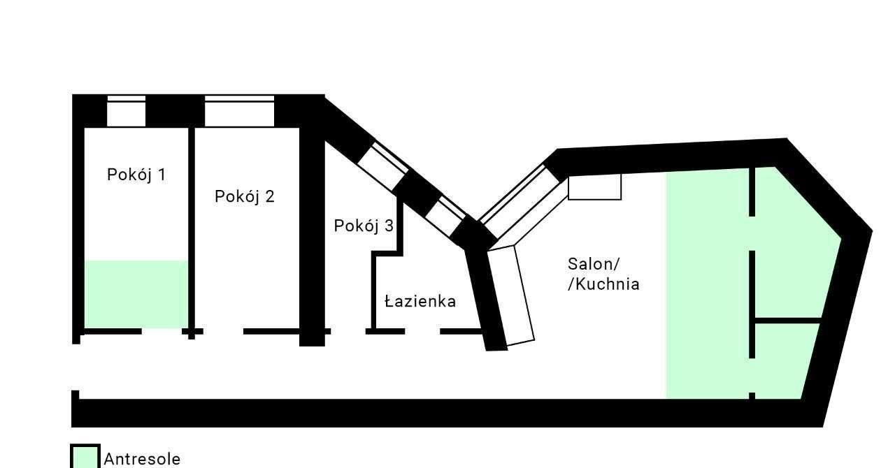 Mieszkanie trzypokojowe na sprzedaż Poznań, Centrum, ul. Długa  62m2 Foto 16