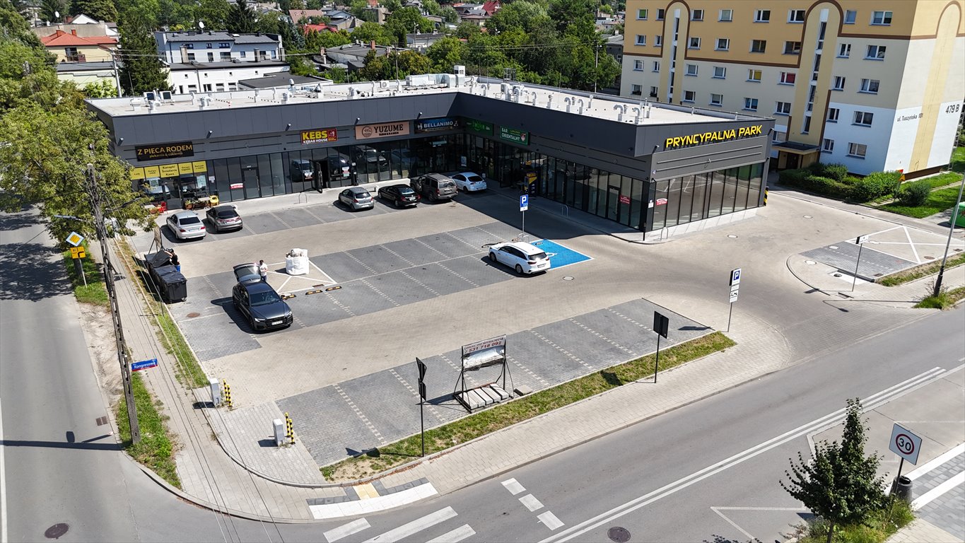 Nowoczesny lokal usługowy 67 m² z witrynami i parkingiem Łódź, Górna, Chojny, Pryncypalna 42  67m2 Foto 1