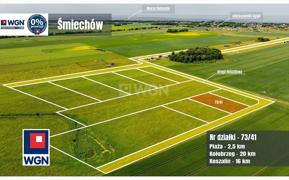 Działka inwestycyjna na sprzedaż Śmiechów, Śmiechów  3 002m2 Foto 1