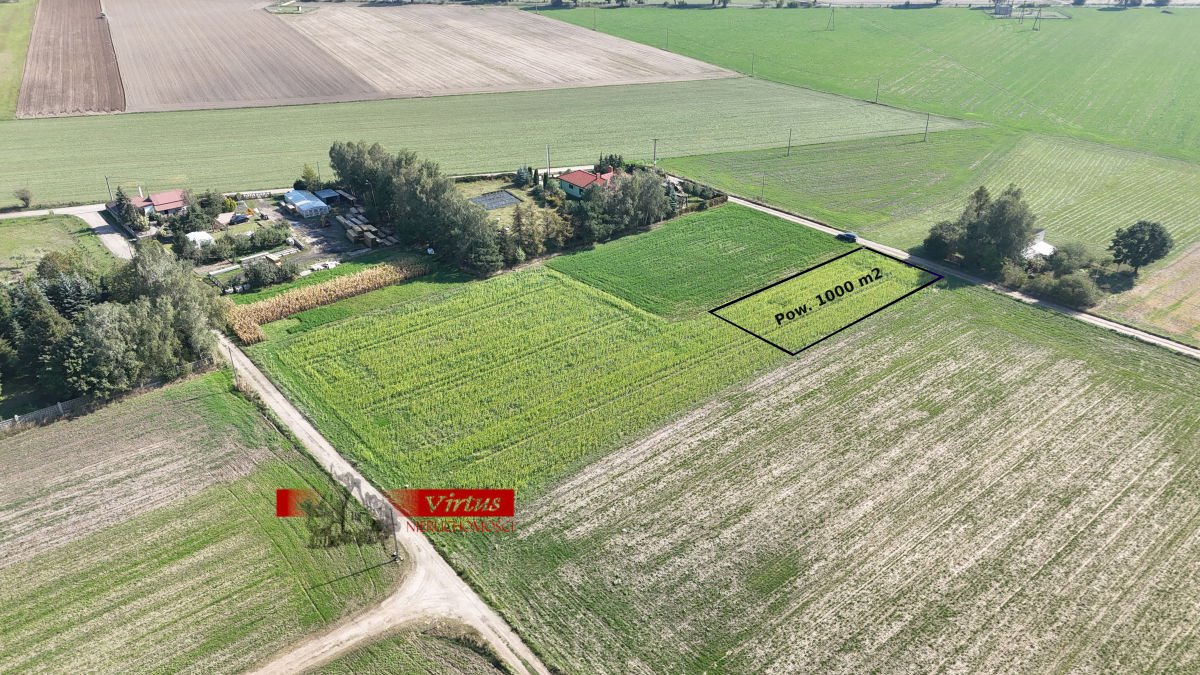 Działka budowlana 1000 m² w Gnieźnie - media w zasięgu Gniezno, Gniezno  1 000m2 Foto 1