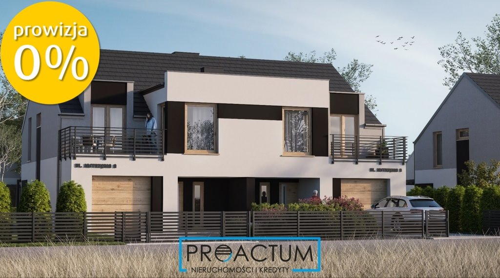 Nowoczesny dom z 4 sypialniami, kominkiem i garażem Nowa Wieś  144m2 Foto 1