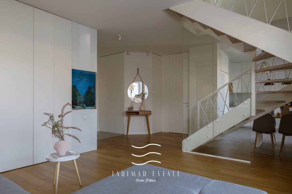 Luksusowy penthouse 90 m2 z 2 tarasami i panoramicznym widokiem Warszawa, Wilanów, Miasteczko Wilanów, al. Rzeczypospolitej  90m2 Foto 1