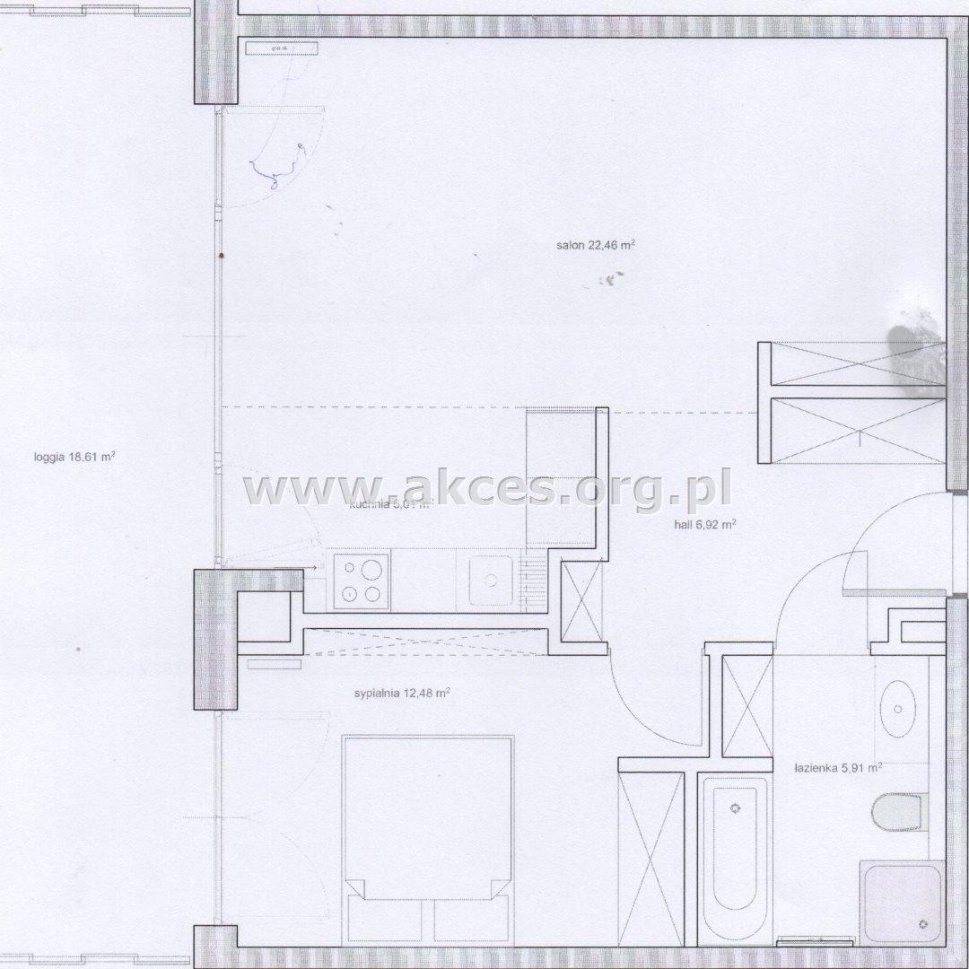 Mieszkanie dwupokojowe na wynajem Warszawa, Mokotów, Sadyba, Konstancińska  53m2 Foto 18