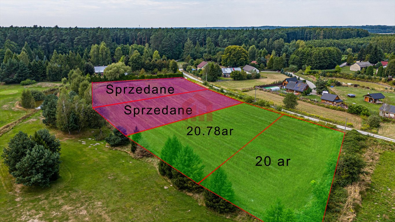 Działka budowlana na sprzedaż Krzywa  2 000m2 Foto 2