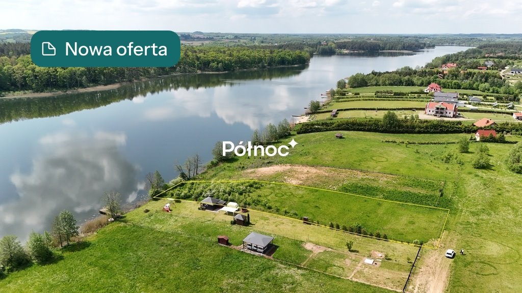 Działka nad jeziorem Sunowo 2995 m² z warunkami zabudowy Siedliska  2 995m2 Foto 1