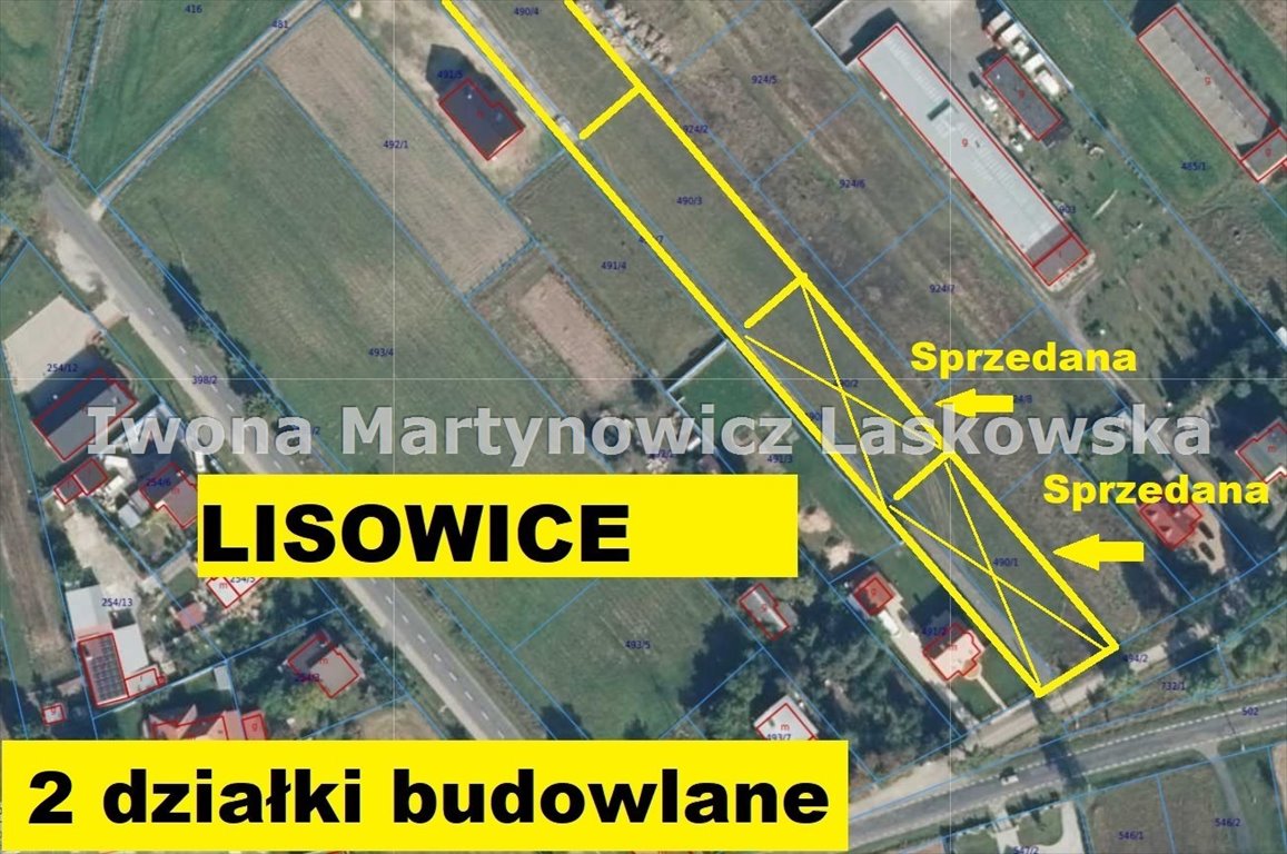 Działka inna na sprzedaż Lisowice  1 057m2 Foto 1