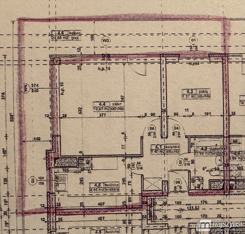 Mieszkanie trzypokojowe na sprzedaż Kołobrzeg  47m2 Foto 18