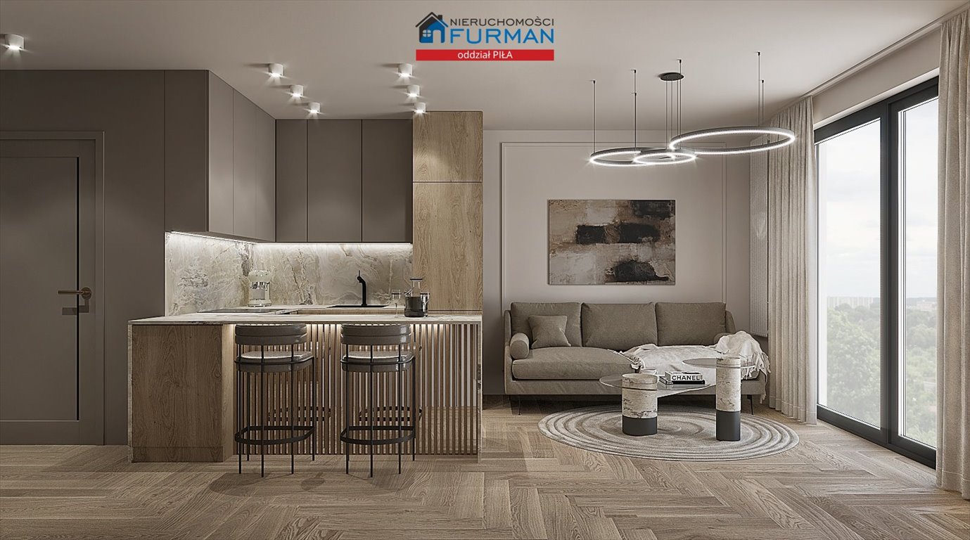 Nowoczesna kawalerka z tarasem i widokiem na panoramę Piły Piła  29m2 Foto 1