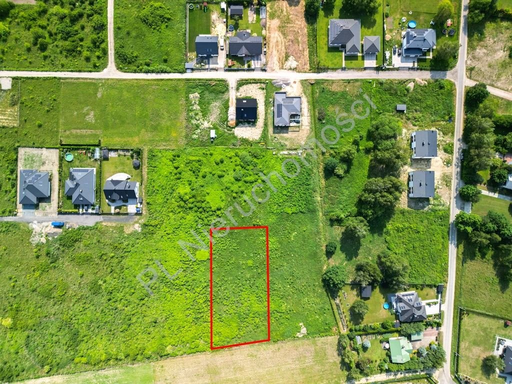 Działka 2381 m2 w Ruscu z mediami i planem zabudowy Rusiec  2 381m2 Foto 1