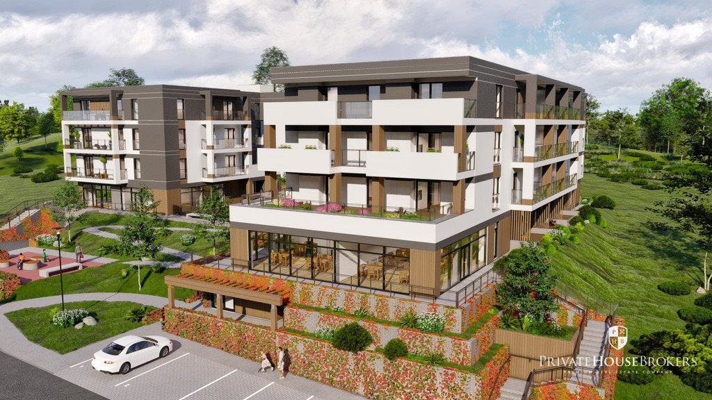 Nowoczesne 2-pokojowe mieszkanie z balkonem na Osiedlu Wzgórze Miechów, Stanisławy Daneckiej  82m2 Foto 1