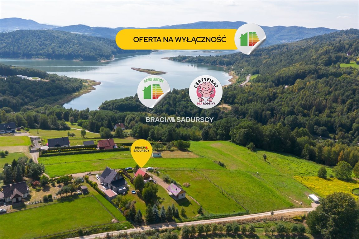 Polecam urokliwy dom z widokiem na Jezioro Mucharskie Łękawica, Łękawica  1 162m2 Foto 1