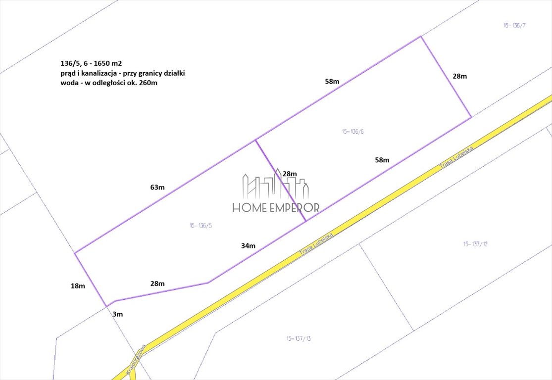 Działka budowlana na sprzedaż Majdan, Krajobrazowa  1 650m2 Foto 1