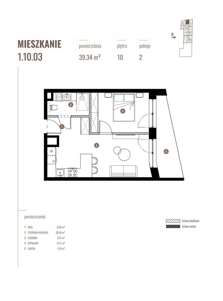 Mieszkanie dwupokojowe na sprzedaż Katowice, Katowicka  39m2 Foto 2