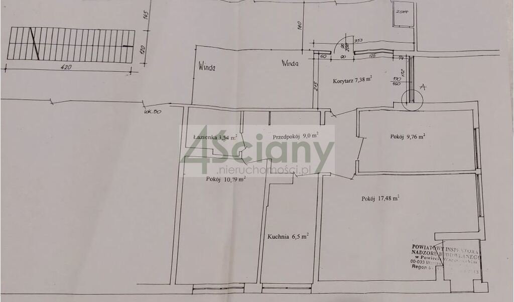 Na sprzedaż przestronne 3-pokojowe mieszkanie 64,45 m² na Mokotowie Warszawa, Mokotów, Bernardyńska  64m2 Foto 1