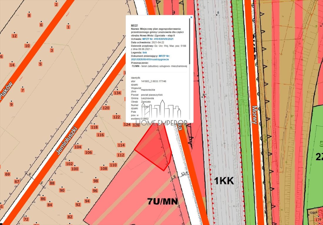 Działka budowlana na sprzedaż Zgorzała, Gogolińska  902m2 Foto 1