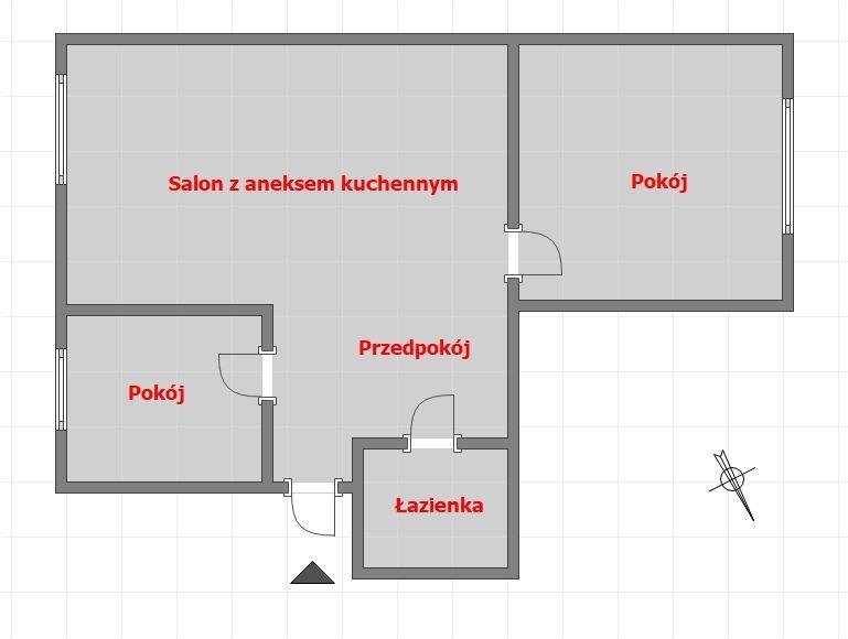 Mieszkanie trzypokojowe na sprzedaż Rzeszów, Stanisława Staszica  52m2 Foto 10