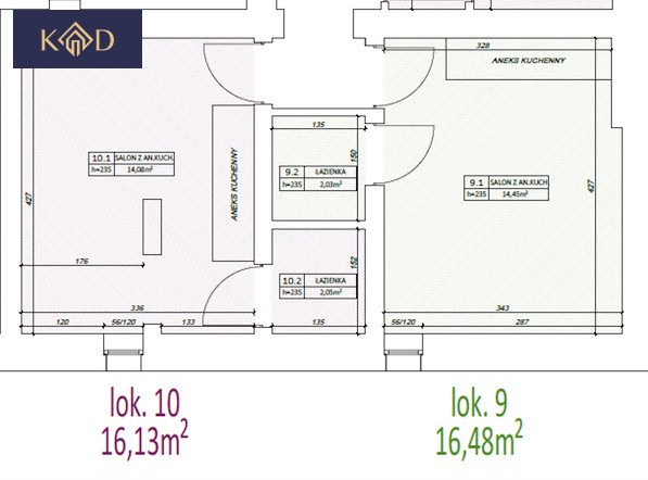 Na sprzedaż kawalerka 15 m² z możliwością wykończenia pod klucz: Poznań Łazarz: Lodowa