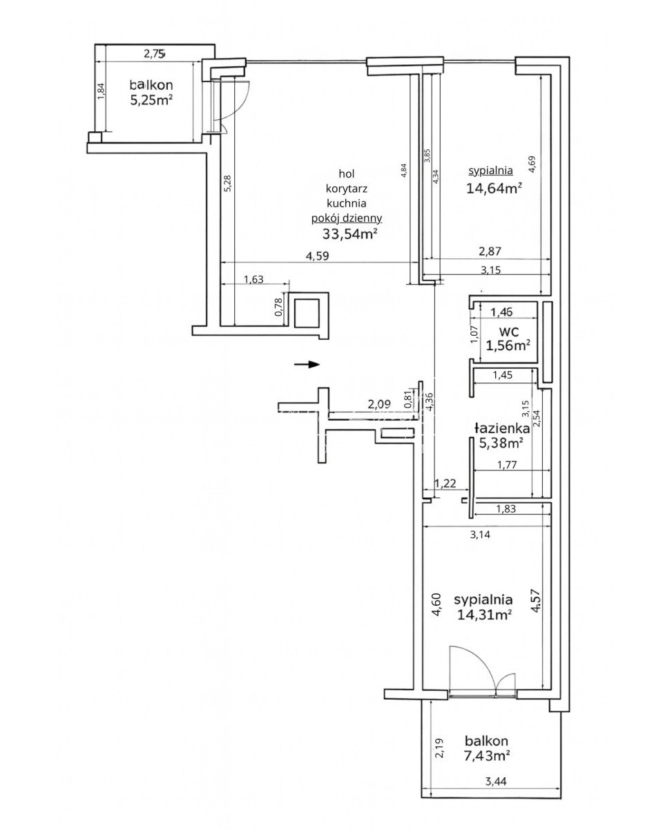 Mieszkanie trzypokojowe na sprzedaż Warszawa, Wilanów, abp. Józefa Teodorowicza  77m2 Foto 1