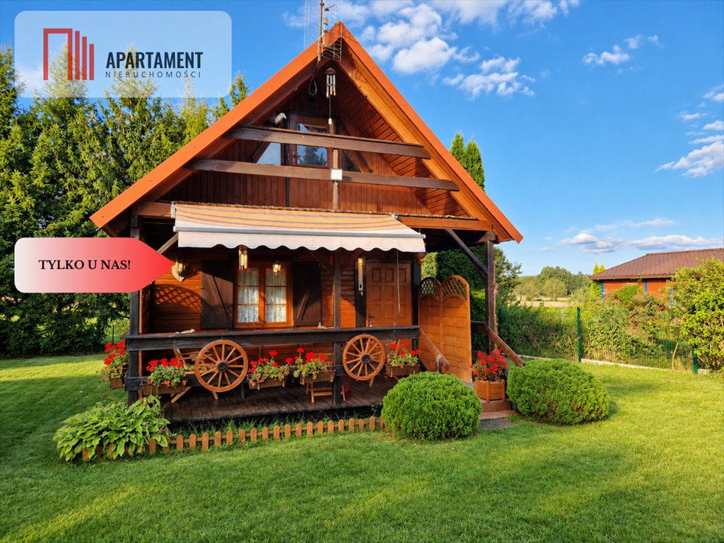 Zapraszam do obejrzenia drewnianego domu 80 m² w Brzeźnie Brzeźno  80m2 Foto 1