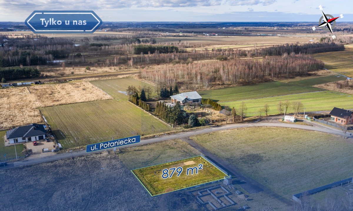 Działka 879 m² w Mariance Rędzińskiej z mediami i planem Marianka Rędzińska, Srebrna  879m2 Foto 1