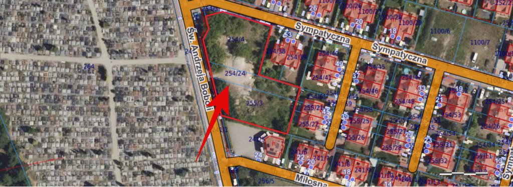 Działka komercyjna na sprzedaż Białystok, św. Andrzeja Boboli  2 633m2 Foto 1