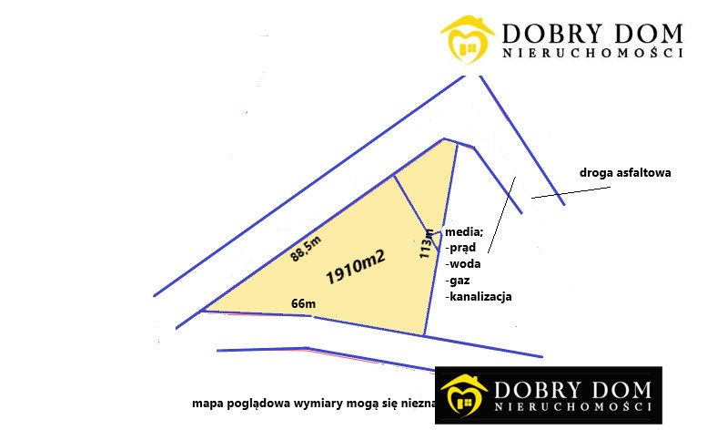 Działka pod zabudowę z mediami 1910 m² w Białymstoku zapraszam Białystok, Bagnówka  1 910m2 Foto 1