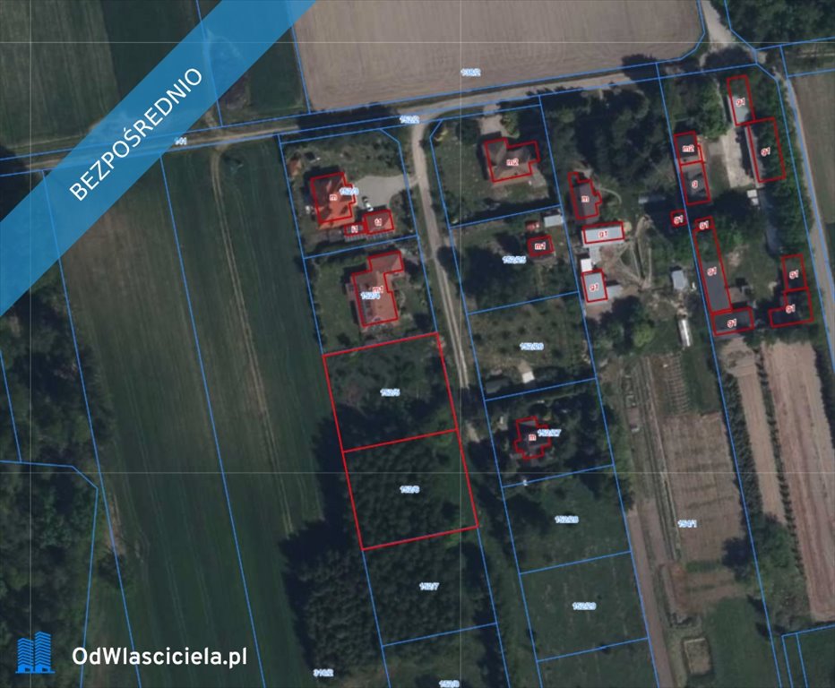 Na sprzedaż działka 1139 m² w Krze Duże z mediami Krze Duże, Bursztynowa  1 139m2 Foto 1