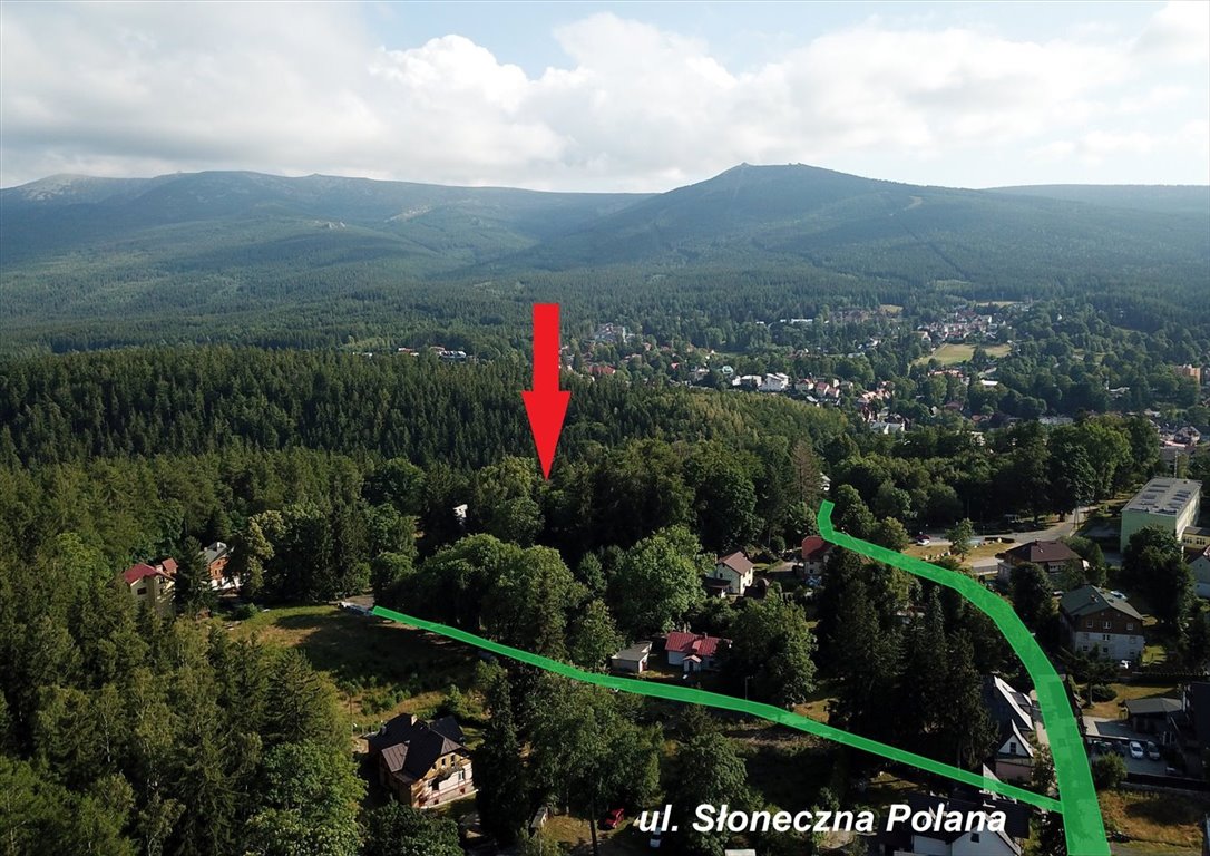 Działka pod dom lub pensjonat w Szklarskiej Porębie Szklarska Poręba, Szklarska Poręba Górna  1 160m2 Foto 1