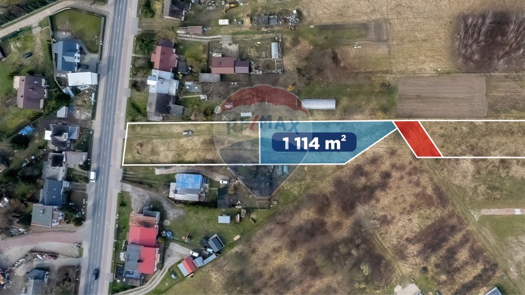 Działka budowlana 1114 m² w Sarzynie – idealna pod dom lub inwestycję Koszalin, Sarzyno, Połczyńska  1 114m2 Foto 1