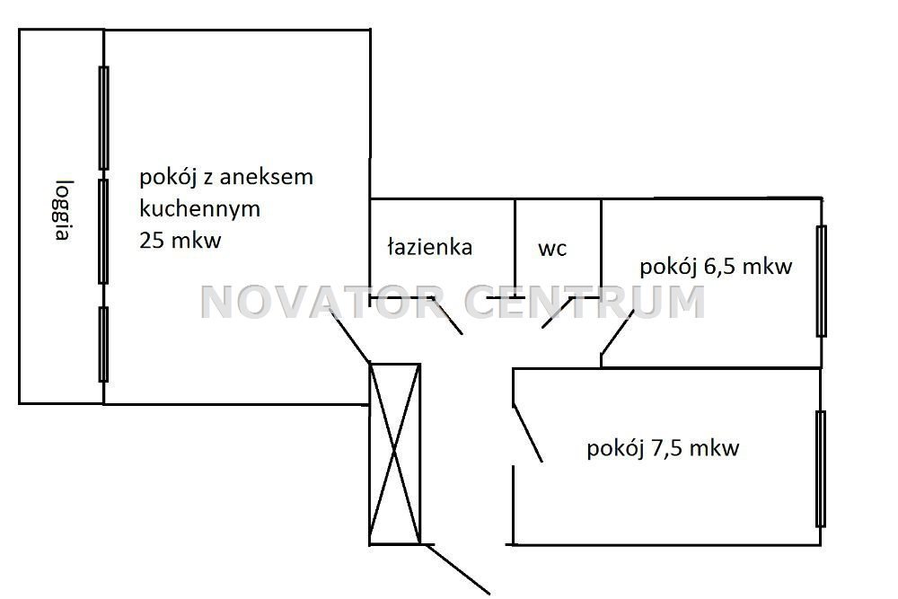 Mieszkanie trzypokojowe na sprzedaż Bydgoszcz, Szwederowo 48m2 Foto 1 Mieszkanie trzypokojowe na sprzedaż Bydgoszcz, Szwederowo 48m2 Foto 1