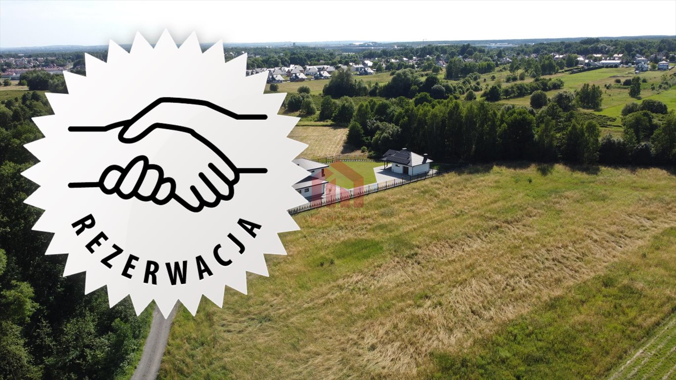 Urokliwa działka budowlana 1020 m² z mediami i warunkami Stobierna  1 020m2 Foto 1
