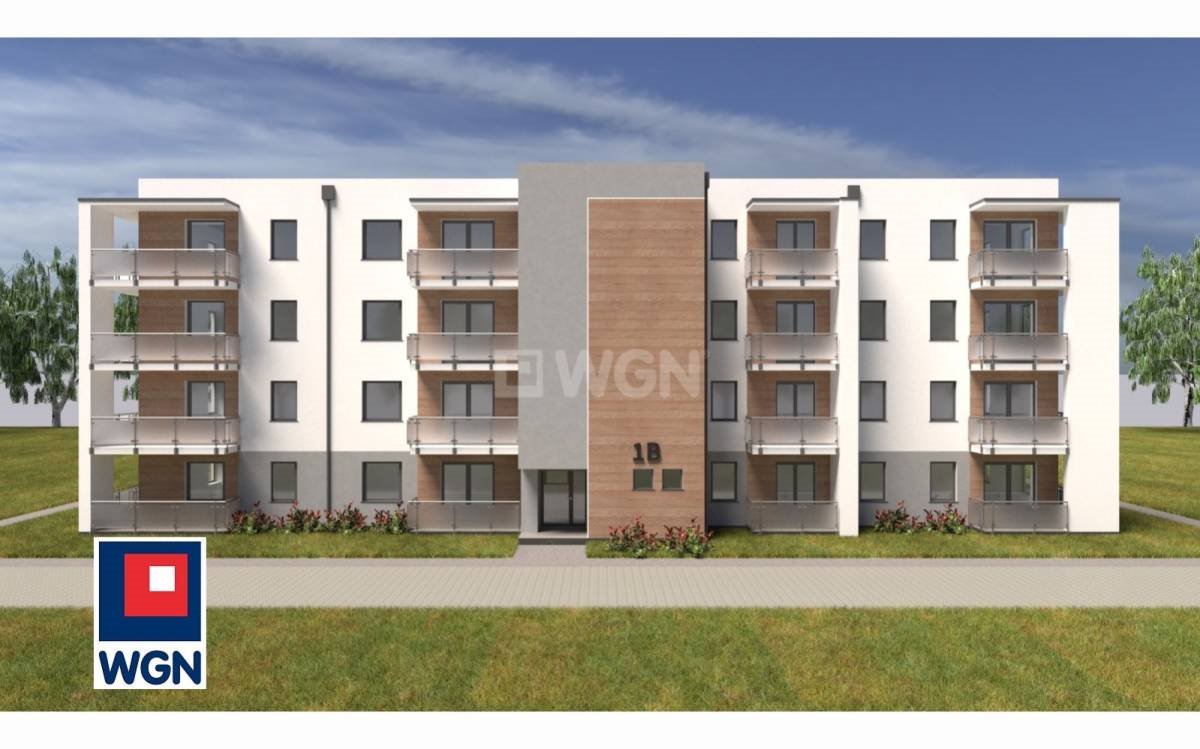 Mieszkanie trzypokojowe na sprzedaż Ostrów Wielkopolski, Wenecja, Grunwaldzka  53m2 Foto 1