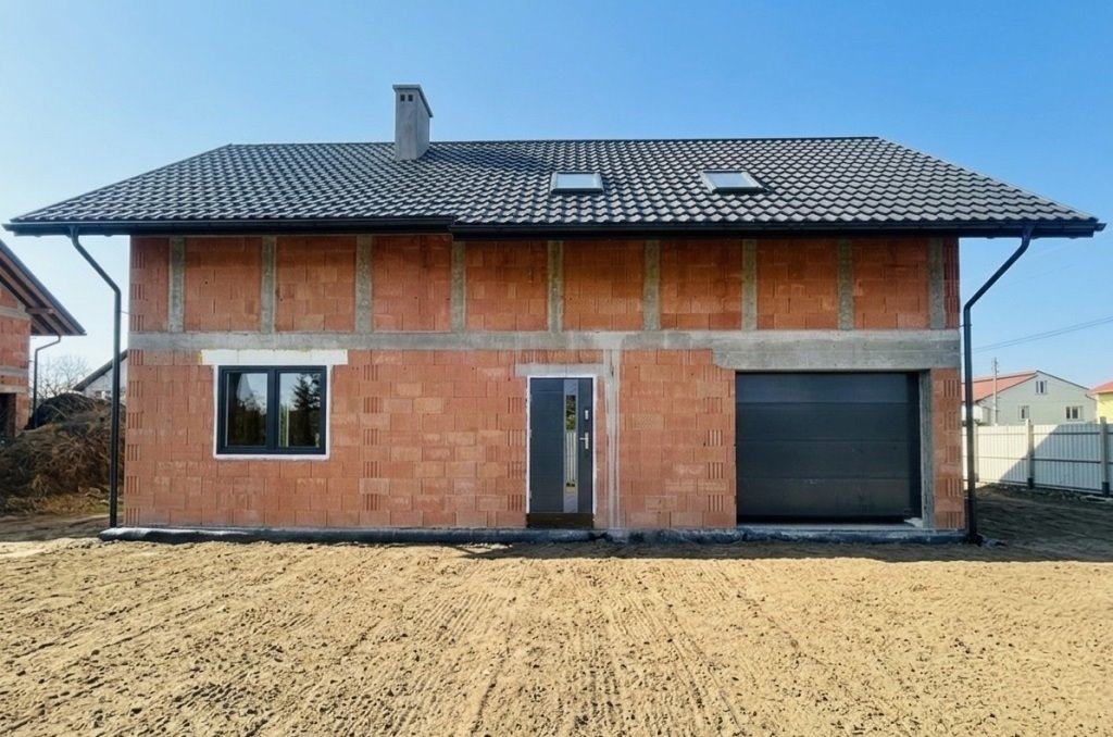 Nowoczesny dom 141m2 z garażem i balkonem w Malawie Malawa  141m2 Foto 1
