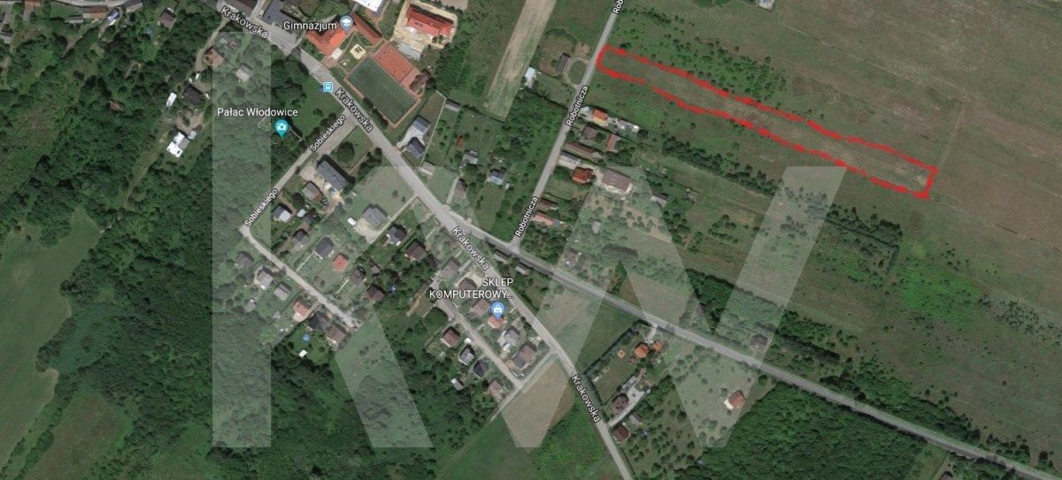 Działka budowlana na sprzedaż Włodowice, Robotnicza 6 221m2 Foto 1 Działka budowlana na sprzedaż Włodowice, Robotnicza 6 221m2 Foto 1