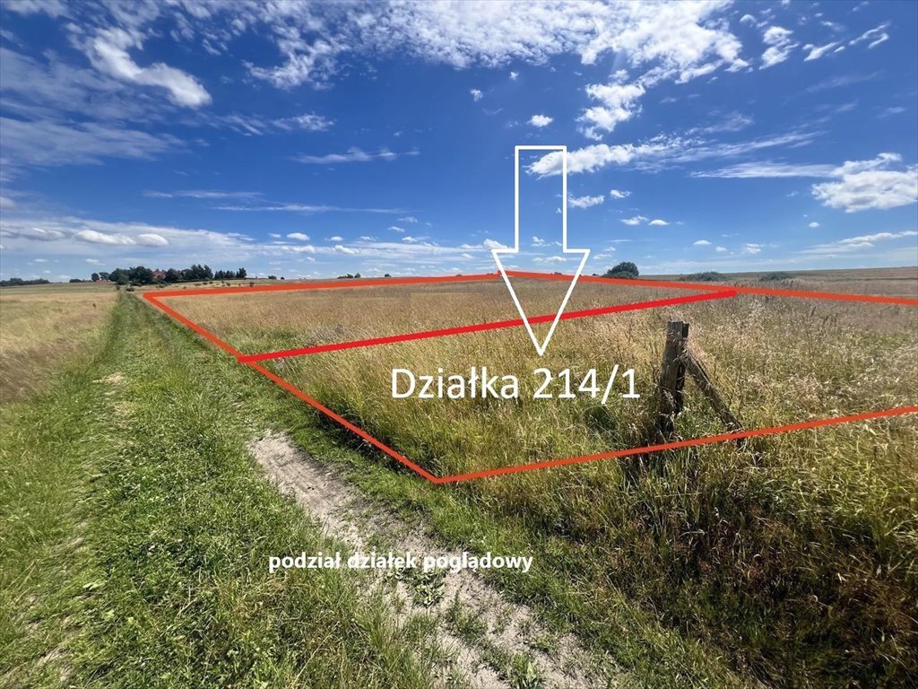 Zapraszam do zakupu działki 4691 m² w Zieleniewie z planem pod zabudowę Zieleniewo, Jantarowa  4 691m2 Foto 1