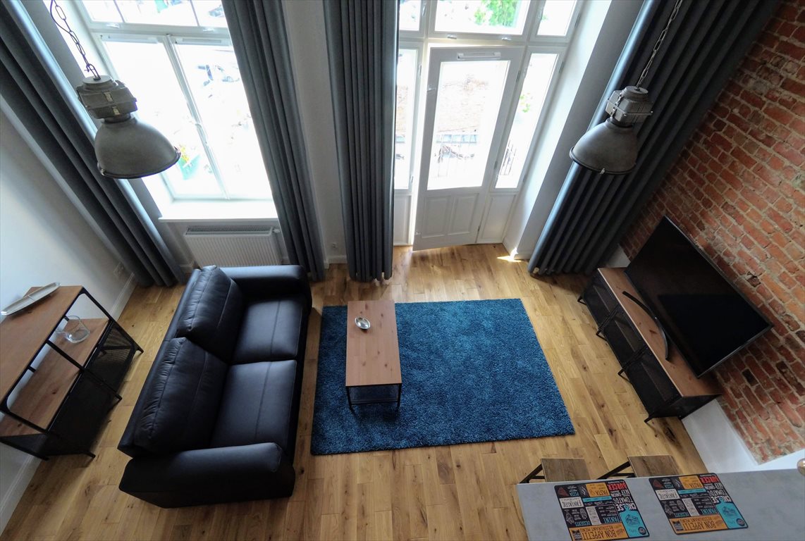 Loftowe 40m2 z antresolą, balkon i widok na centrum Warszawa, Praga Północ, BRZESKA 18  40m2 Foto 1