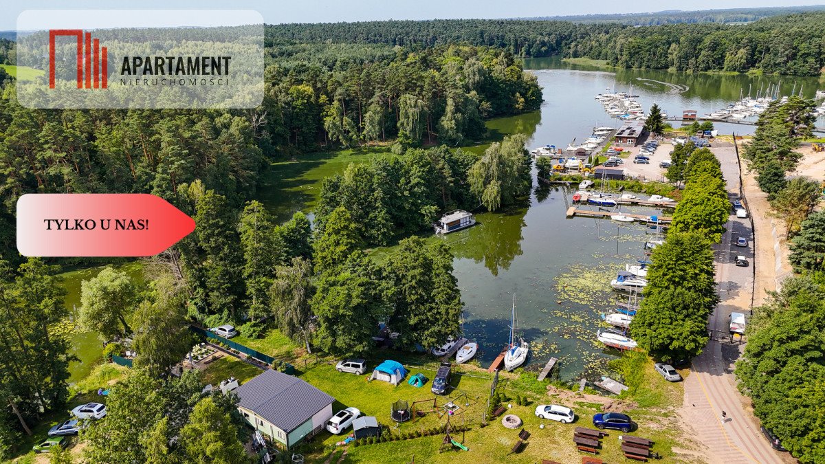 Działka z własną linią brzegową i domkiem - polecam! Nowy Jasiniec  451m2 Foto 1