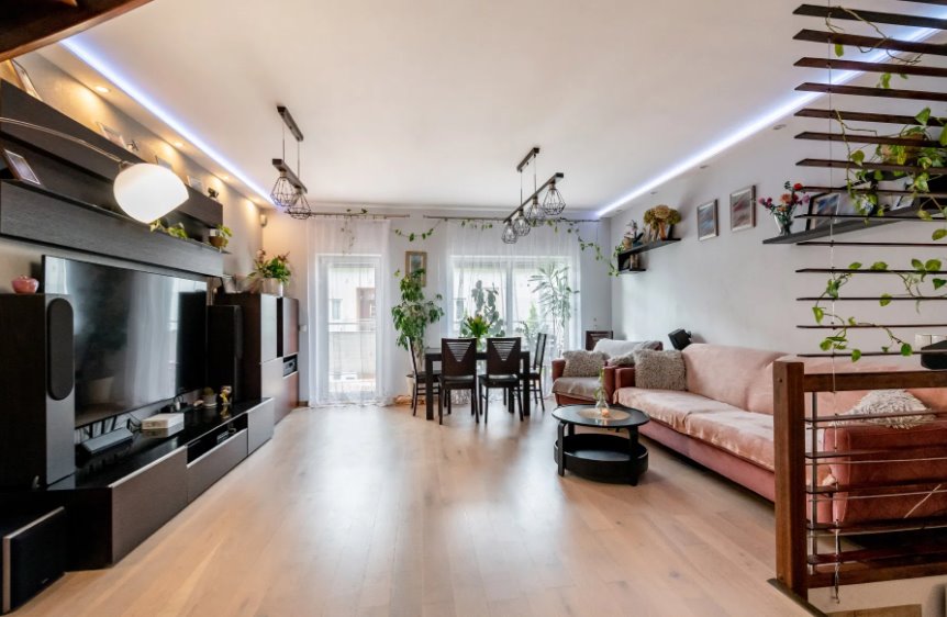 Dom w Plewiskach - 93 m² z balkonem i garażem Komorniki, Plewiska, Tęczowa  93m2 Foto 1