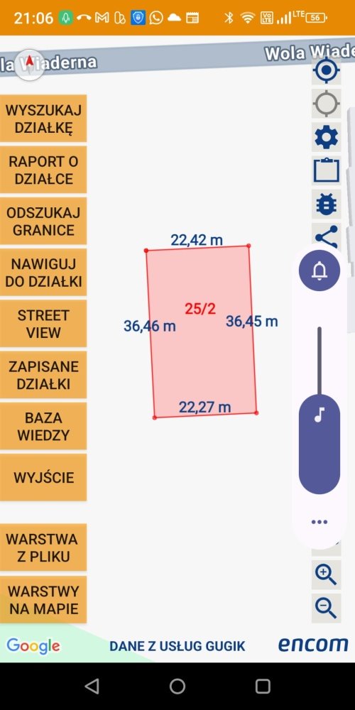 Działka budowlana na sprzedaż Wiaderno, Wiaderno, Wola Wiaderna  815m2 Foto 2