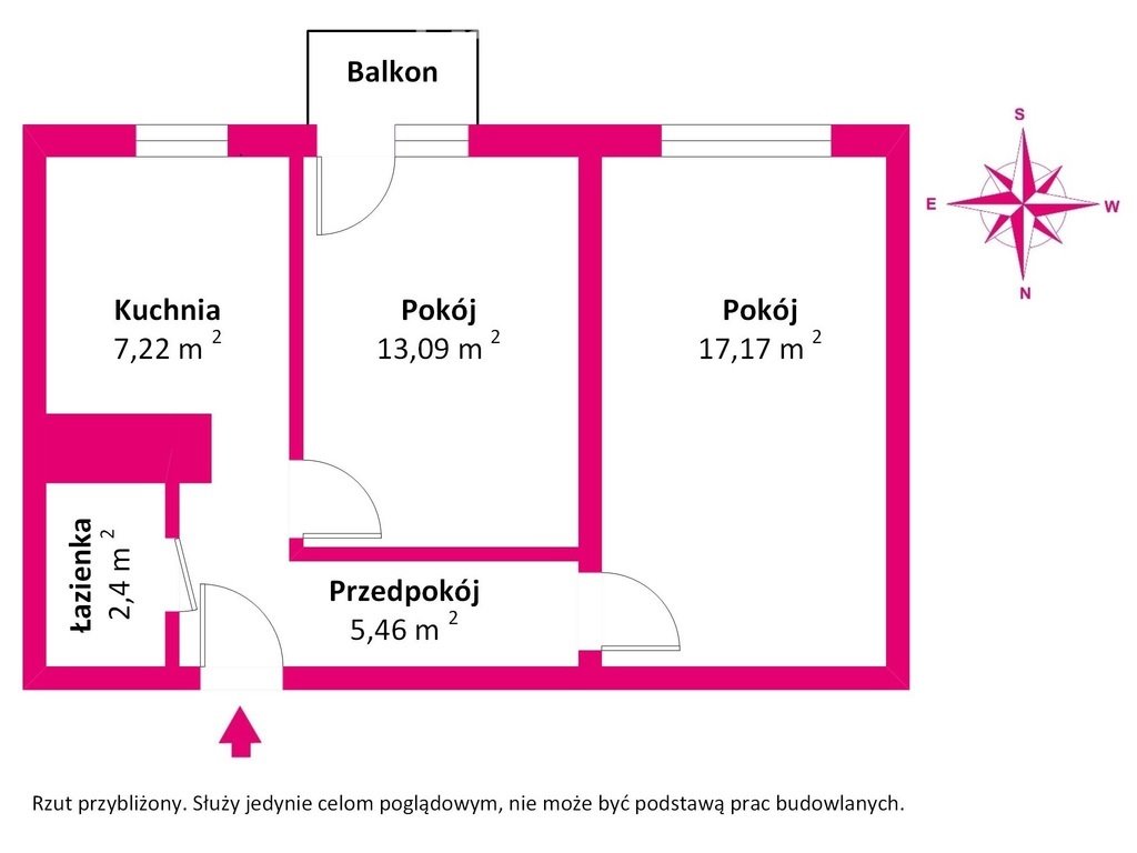 Mieszkanie dwupokojowe na sprzedaż Ciechanów, Stefana Okrzei  45m2 Foto 9