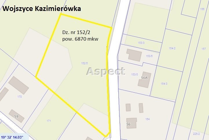 Działka budowlana na sprzedaż Kazimierówka  6 870m2 Foto 1