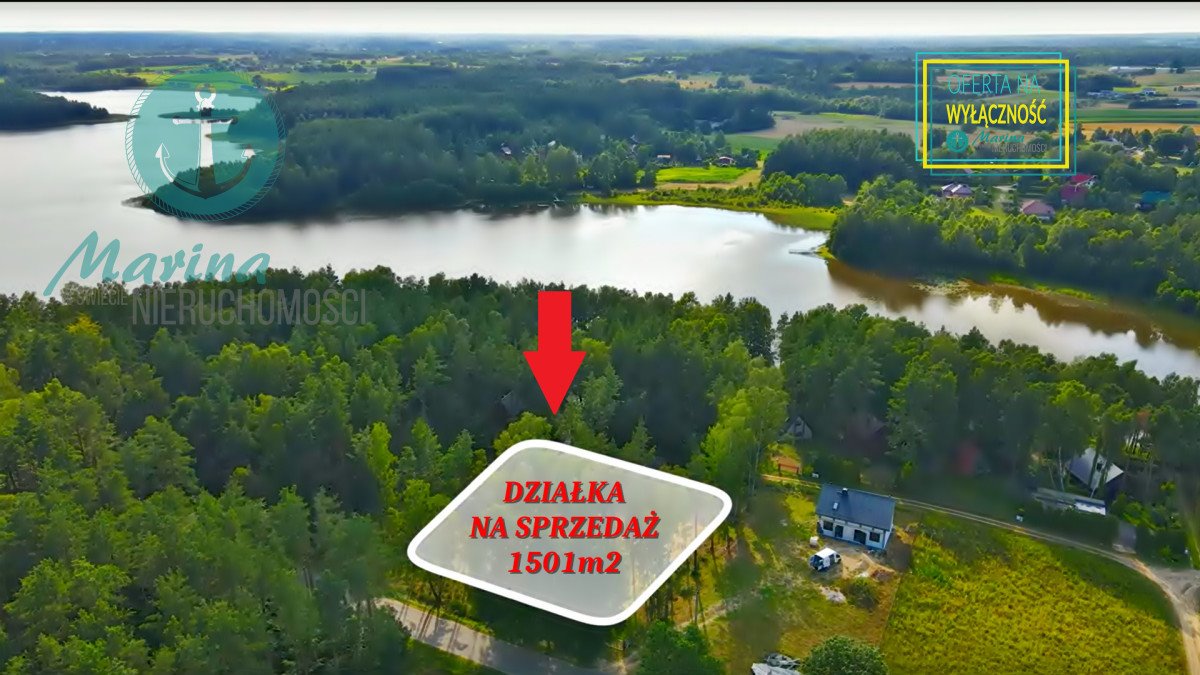 Działka budowlana na sprzedaż Kamień, Nad Brzegiem  1 501m2 Foto 1