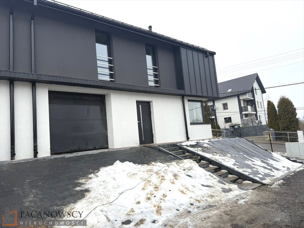 Nowoczesny dom bliźniak z garażem i tarasem w Pękowicach Pękowice  116m2 Foto 1