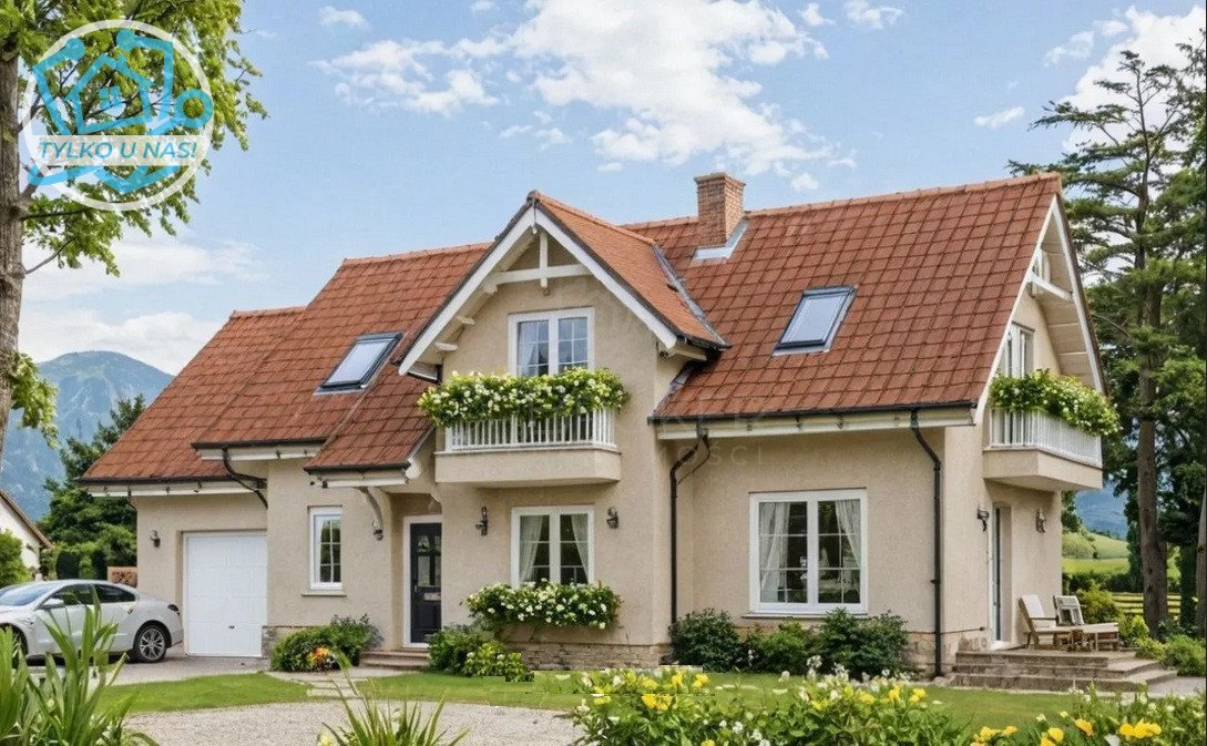 Nowoczesny dom w stanie surowym z widokiem na Supraśl Wasilków, Zaciszna  111m2 Foto 1