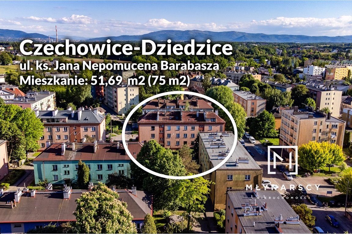 Mieszkanie czteropokojowe  na sprzedaż Czechowice-Dziedzice  52m2 Foto 4