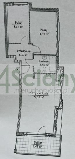 Na sprzedaż nowe 3-pokojowe mieszkanie 56 m² z dużym balkonem Warszawa, Białołęka, Marywilska  56m2 Foto 1