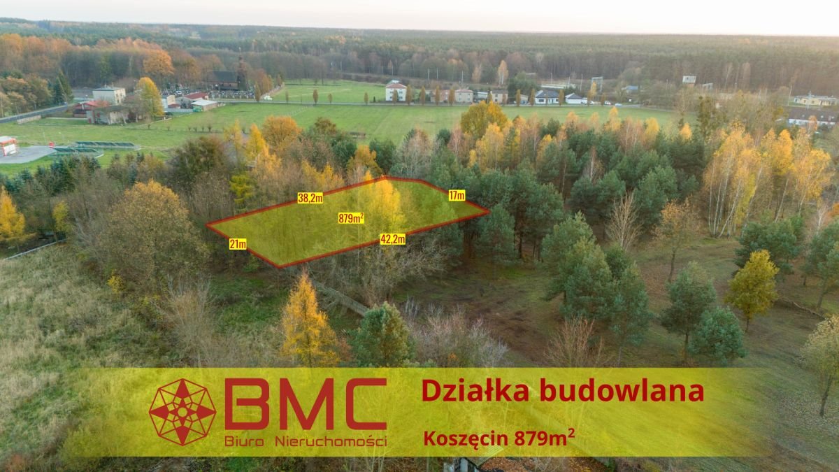 Działka budowlana na sprzedaż Koszęcin, Słowików  879m2 Foto 1