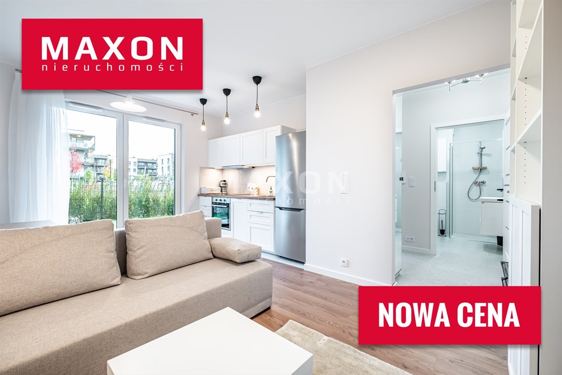 Nowoczesne 2-pokojowe mieszkanie z ogródkiem, garażem i komórką Warszawa, Mokotów, ul. Dywizjonu AK "Jeleń"  37m2 Foto 1